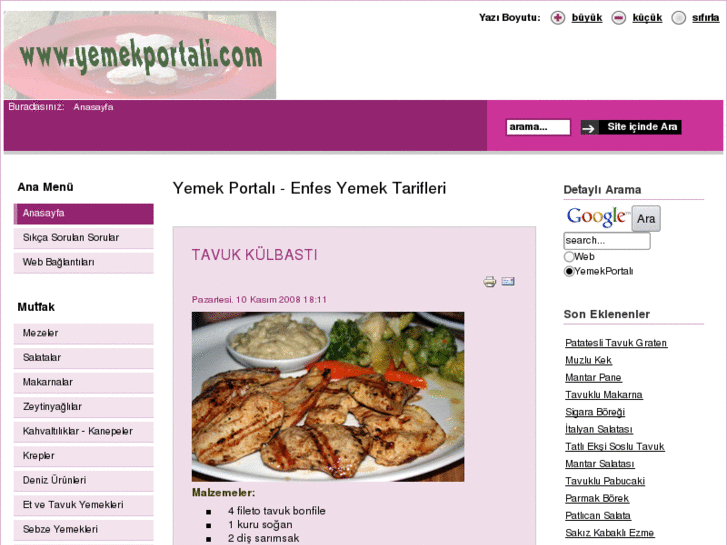 www.yemekportali.com