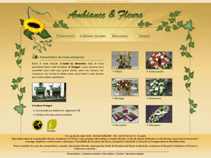 www.ambianceetfleurs56.com