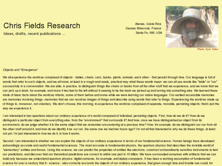 www.chrisfieldsresearch.com