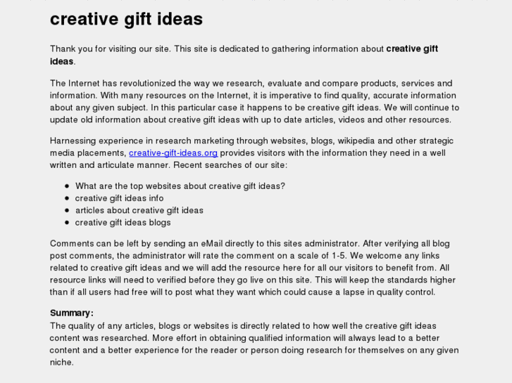 www.creative-gift-ideas.org