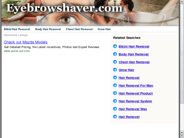 www.eyebrowshaver.com