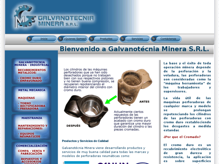 www.galvanotecniaminera.com