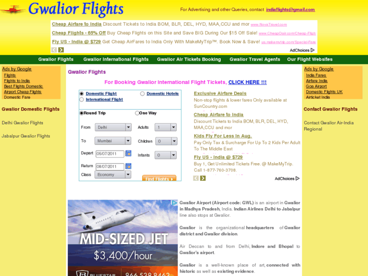 www.gwaliorflights.com