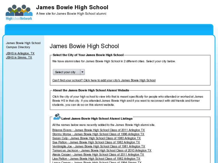 www.jamesbowiehighschool.org