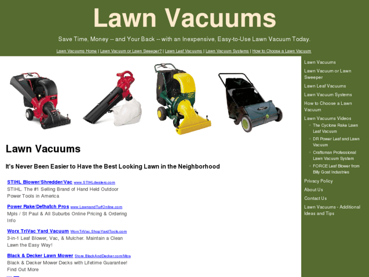 www.lawnvacuums.org