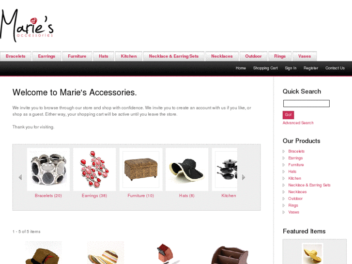 www.mariesaccessories.com