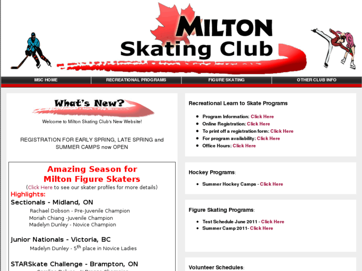 www.miltonskatingclub.com