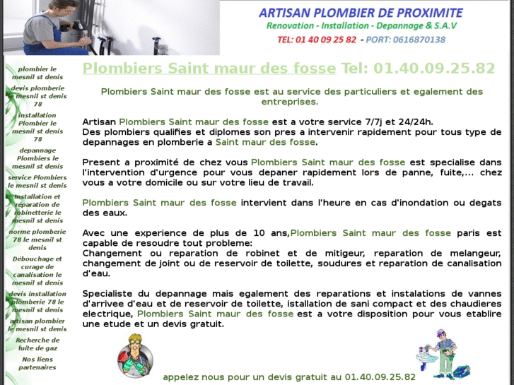 www.plombierlemesnilstdenis.org