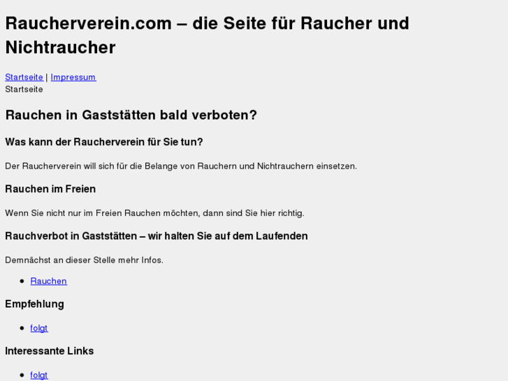 www.raucherverein.com