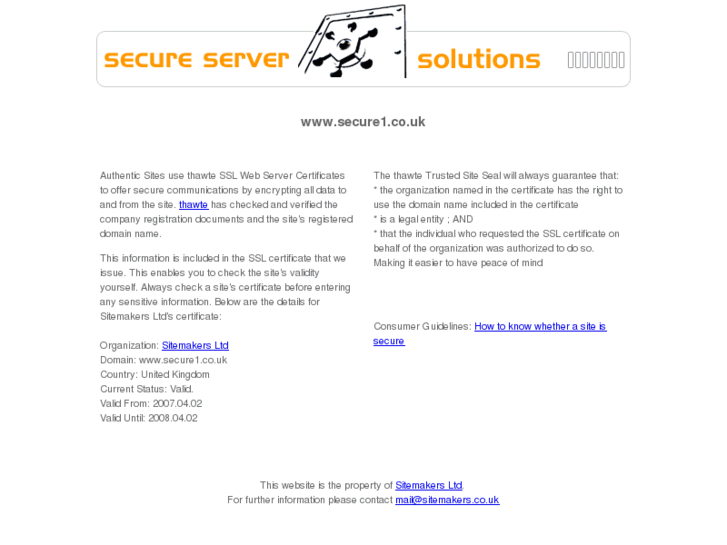 www.secure1.co.uk