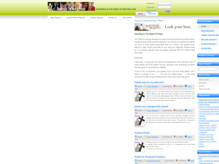www.standingintheneedofprayer.com