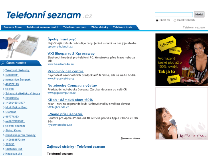 www.telefonniseznam.cz