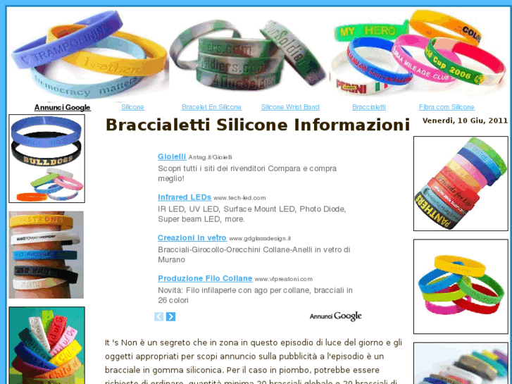 www.braccialettisilicone.com