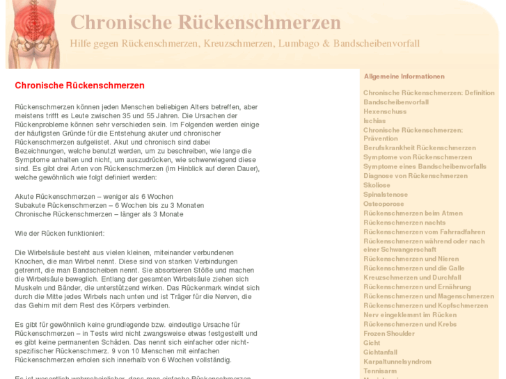 www.chronischerueckenschmerzen.com