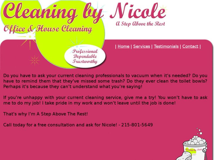 www.cleaningbynicole.com