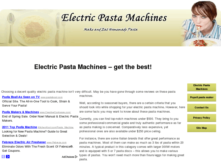 www.electricpastamachines.net