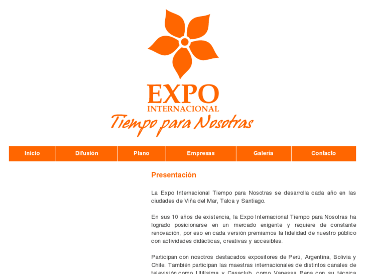 www.expotiempoparanosotras.cl