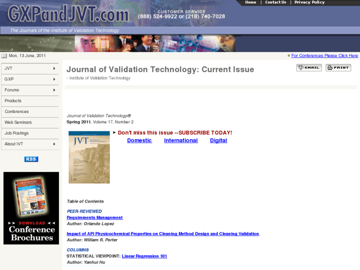 www.journalofvalidationtechnology.com