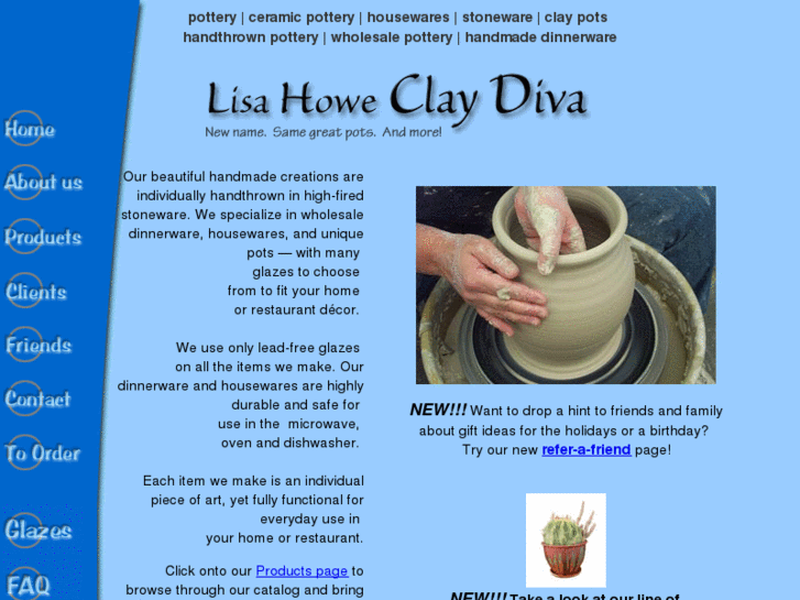 www.lisahowestoneware.com