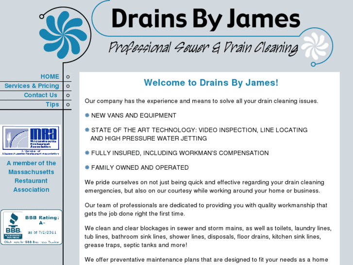 www.drainsbyjames.com