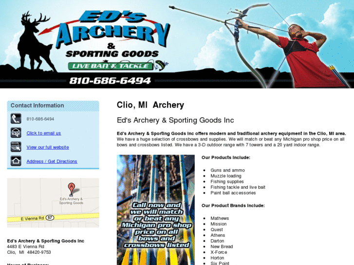 www.edsarcheryandsportinggoods.com