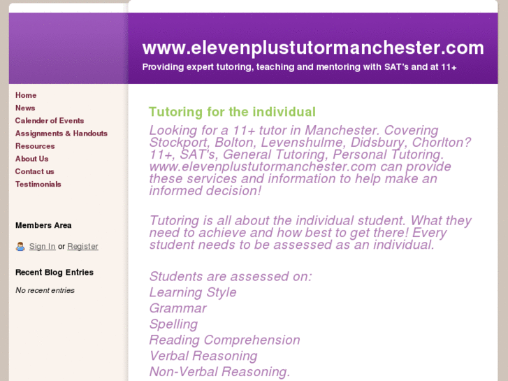 www.elevenplustutormanchester.com