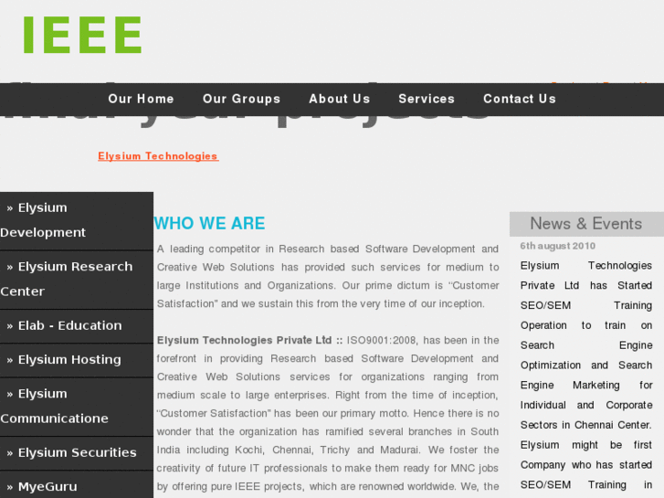 www.ieee-finalyearprojects.com