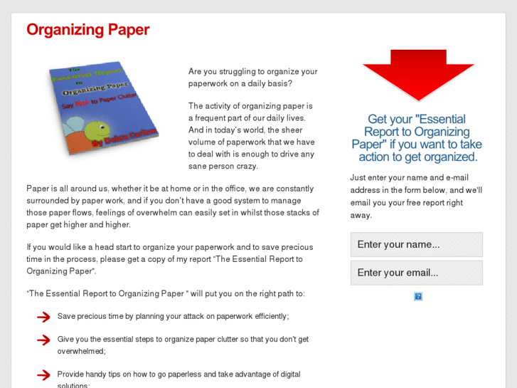 www.organizingpaper.com