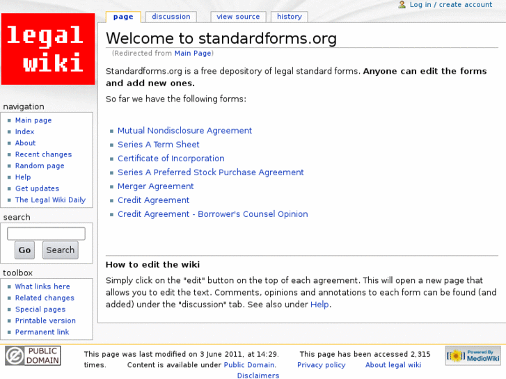 www.standardforms.org