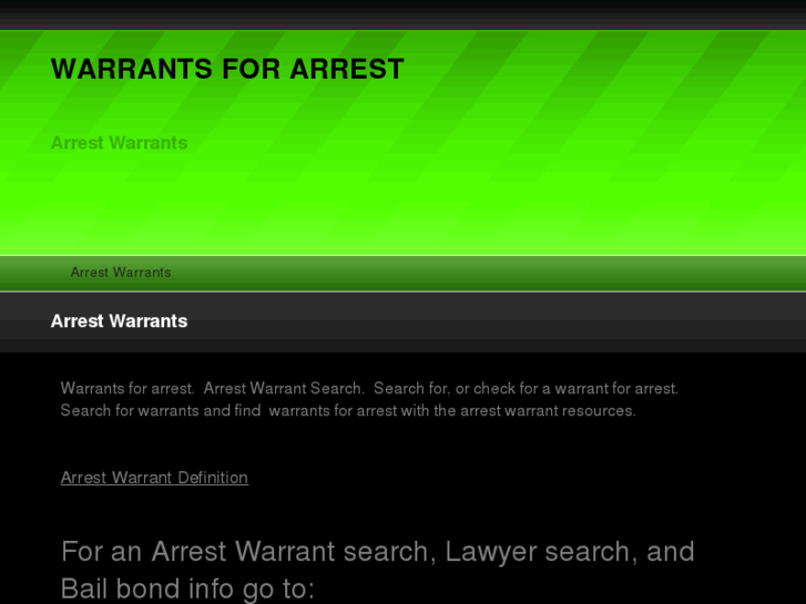 www.warrantsforarrest.org