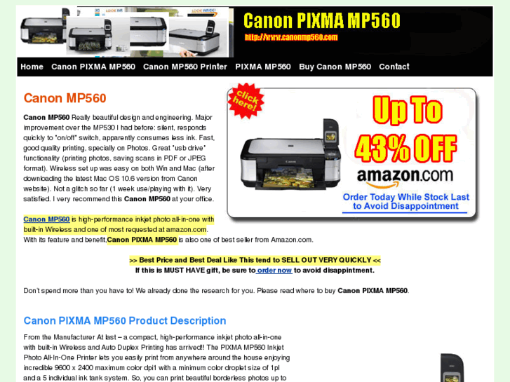 www.canonmp560.com