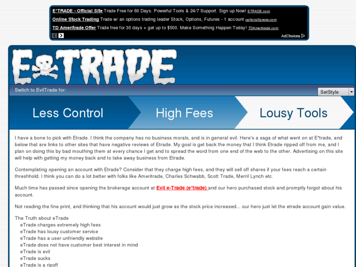 www.eviletrade.com