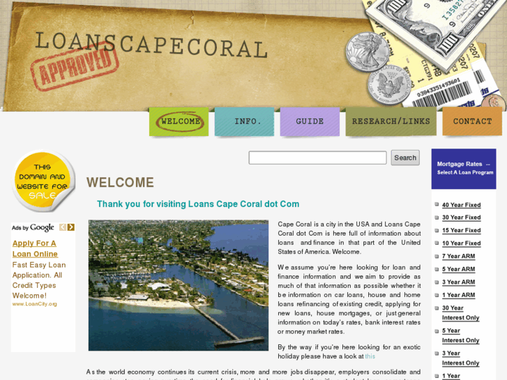 www.loanscapecoral.com