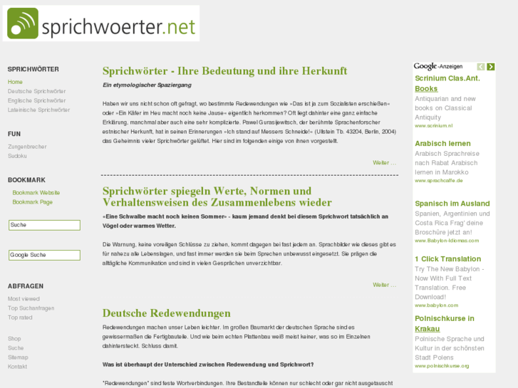 www.sprichwoerter.net