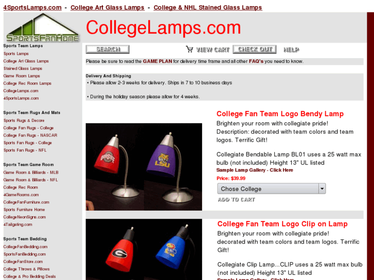 www.collegelamps.com