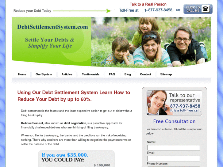 www.debtsettlementsystem.com