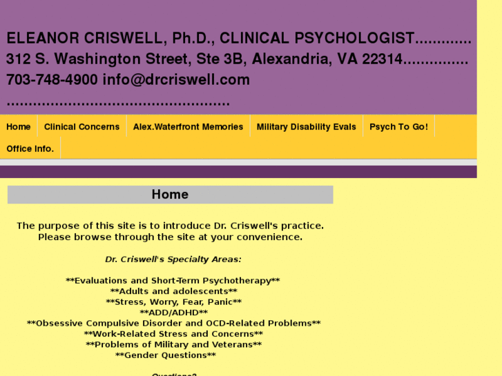 www.drcriswell.com