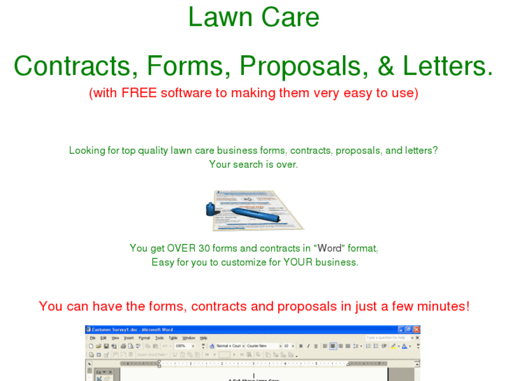 www.lawncarecontracts.com