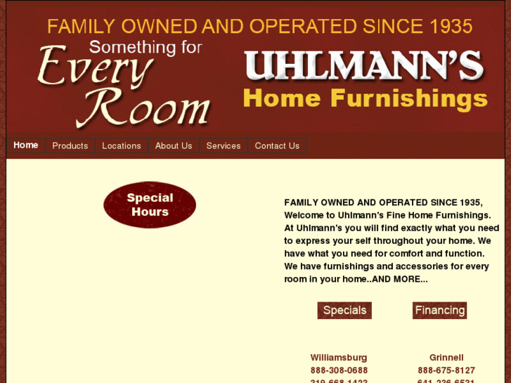 www.uhlmannshomefurnishings.com