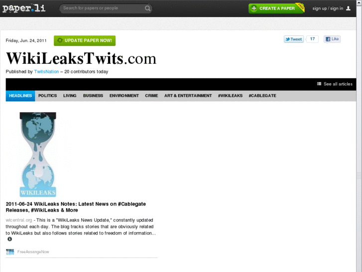 www.wikileakstwits.com