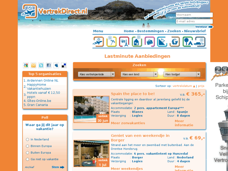 www.actievevakantiedirect.nl