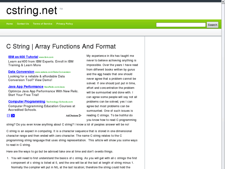 www.cstring.net
