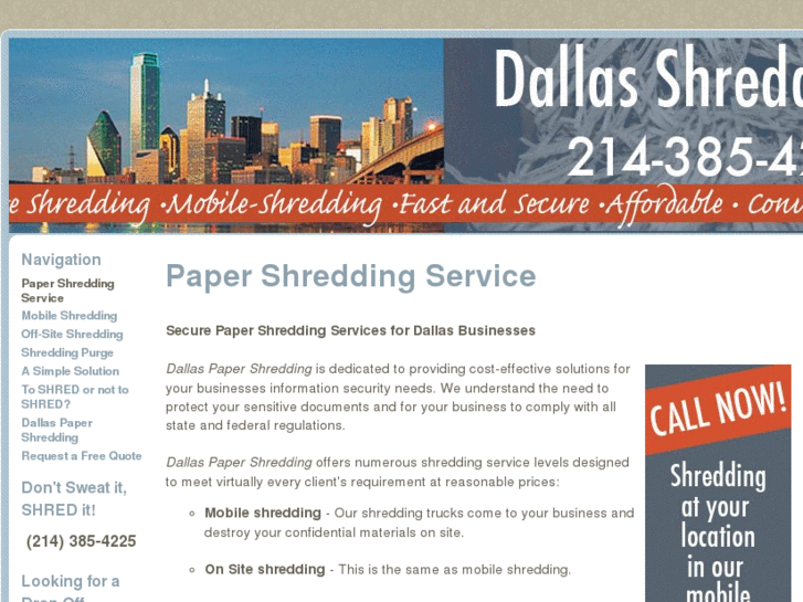 www.dallaspapershreddingservice.com
