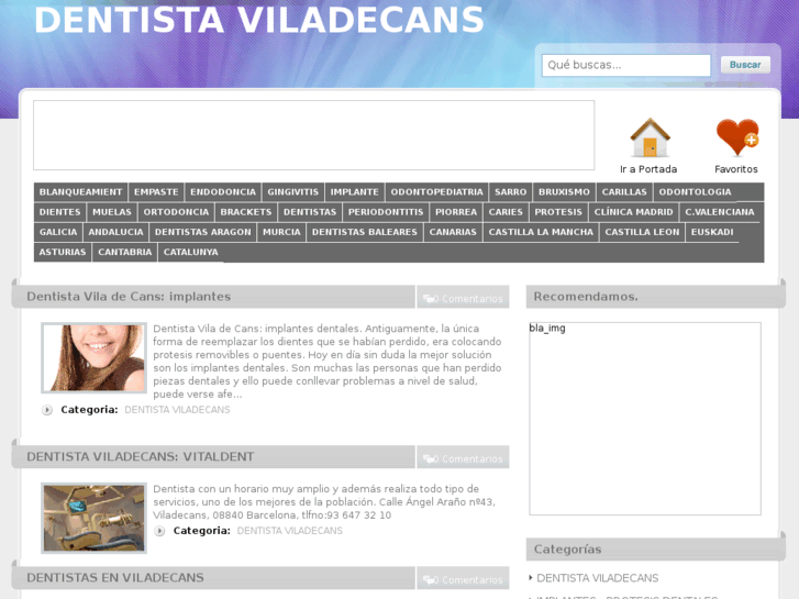 www.dentistaviladecans.es