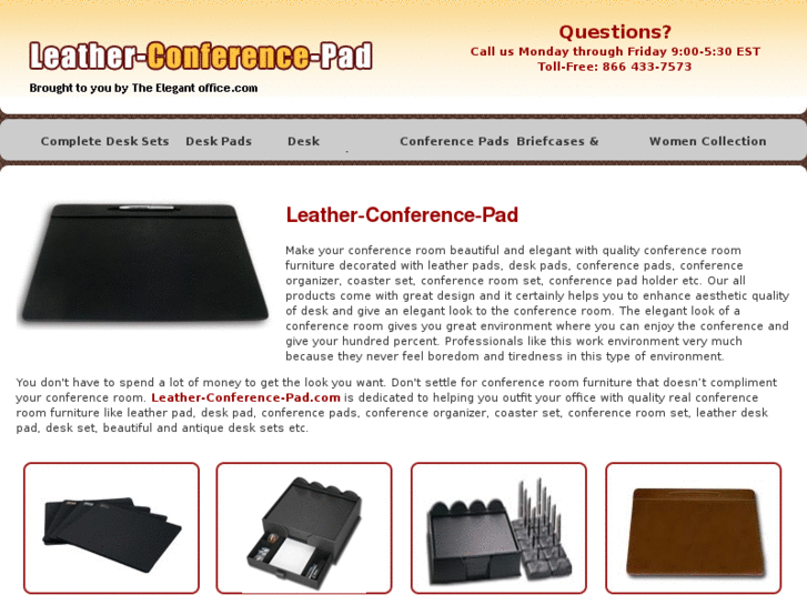 www.leather-conference-pad.com