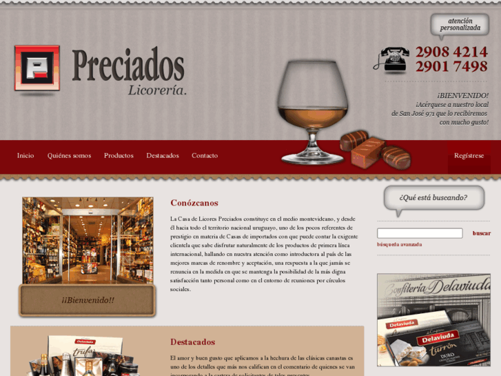 www.licoreriapreciados.com