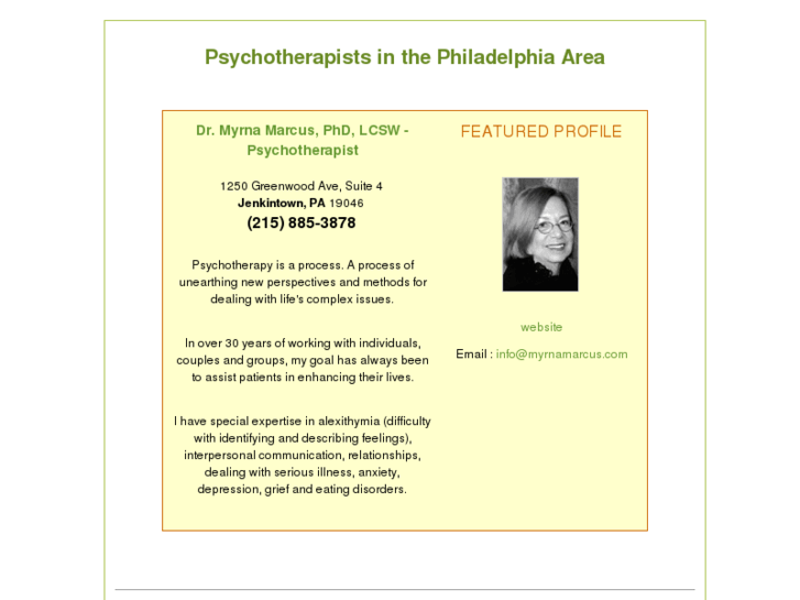 www.psychotherapistphiladelphia.com