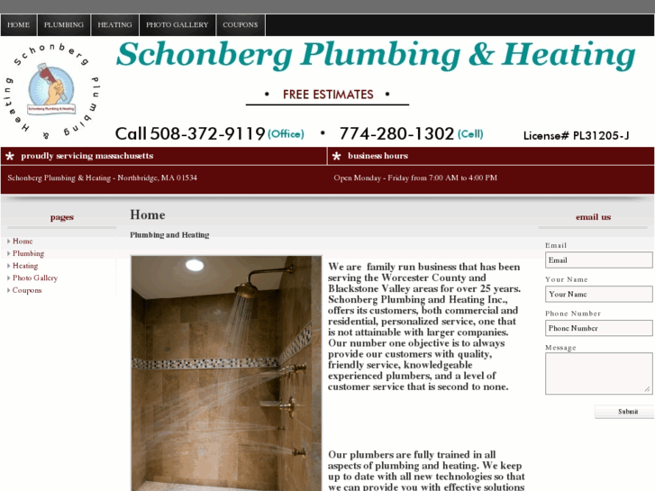 www.schonbergplumbing.com