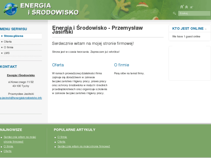 www.energiaisrodowisko.info