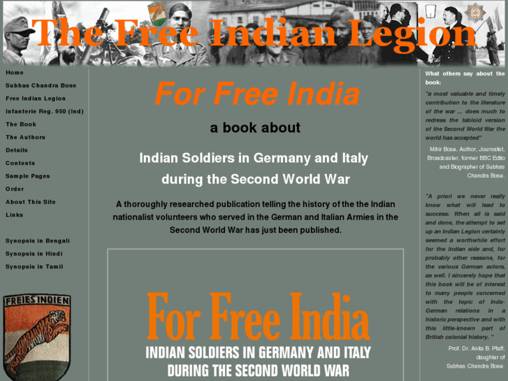 www.freeindianlegion.info